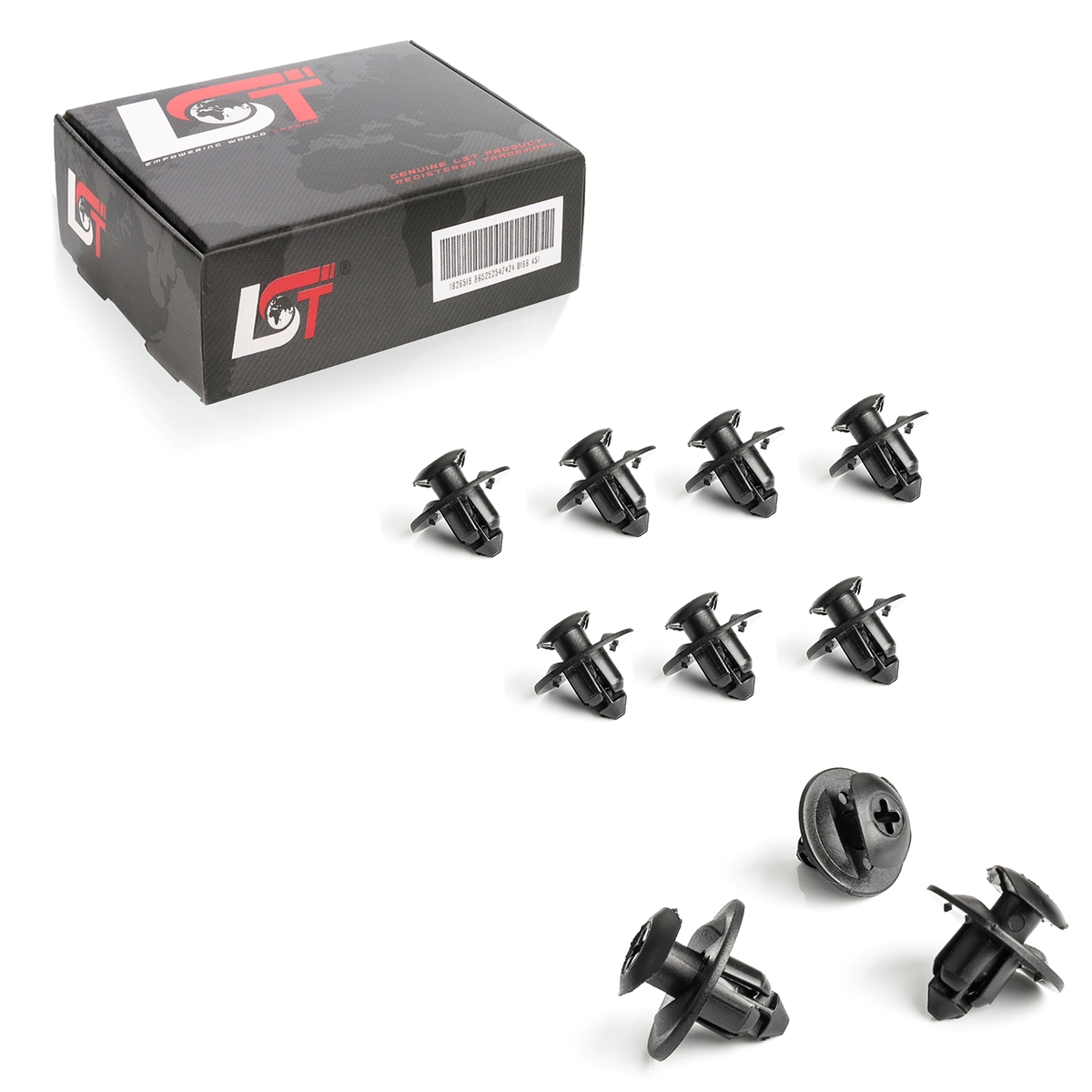 thumbnail image 2 of 10x Wheel Arch Fender Mounting Clips Retainer For Ford Transit Connect (Front & Rear) 2 of 3