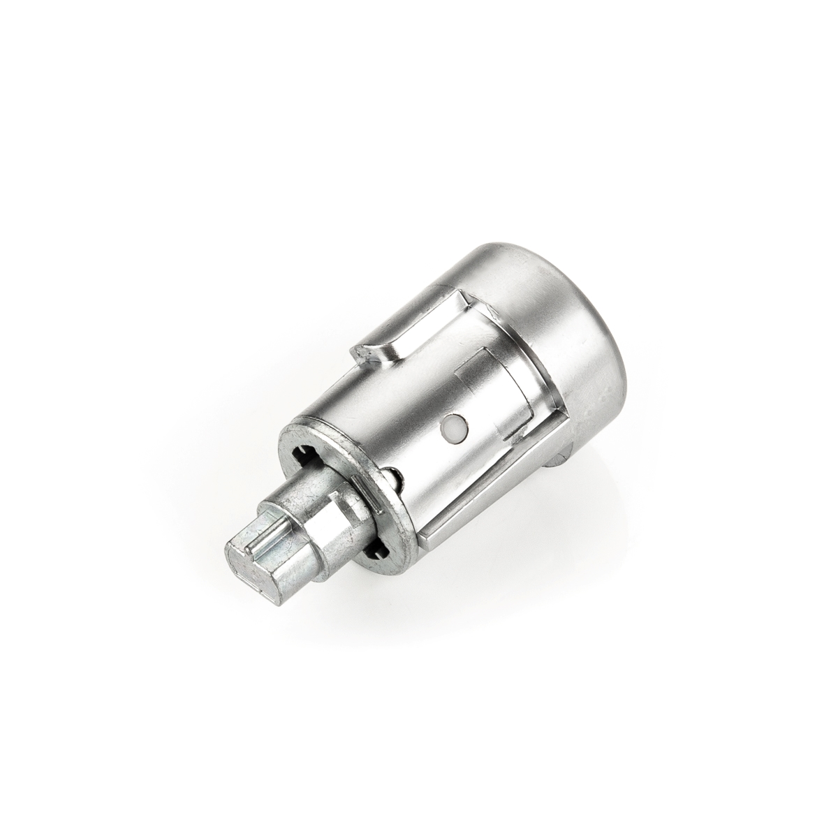 Partuto Cilindro di Blocco Accensione con Chiavi - Montaggio Cilindro di Blocco Interruttore Accensione Auto - per Ford Transit MK8 2014-2019 Tono Argento Metallico-1 set