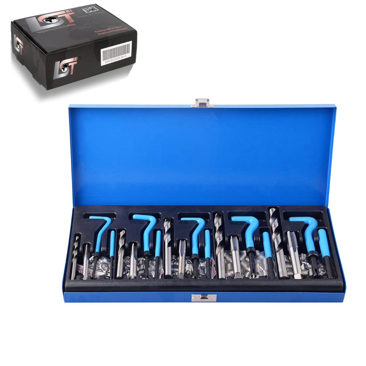 Gewinde Reparatur Set 131 Tlg. Gewindereparatur Werkzeug Satz M5